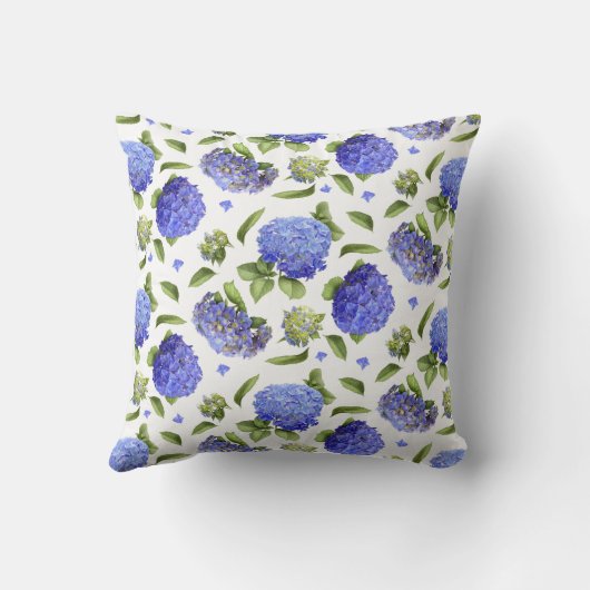 Hydrangeas überall kissen (Rückseite)