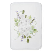 Hydrangeas und Lilacs Badematte (Vorderseite Vertikal)