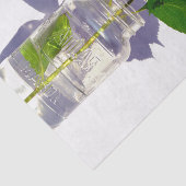 Hydrangeas und Mason-Glas Seidenpapier (Ausschnitt)