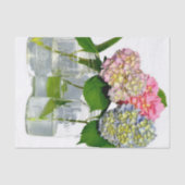 Hydrangeas und Mason jar Seidenpapier (Vorderseite)