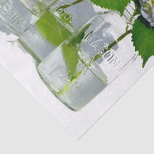 Hydrangeas und Mason jar Seidenpapier (Ausschnitt)