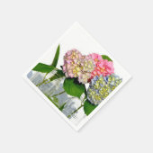 Hydrangeas und Mason jar Serviette (Ecke)
