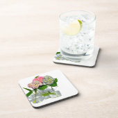 Hydrangeas und Maurerkirsche Untersetzer (Rechte Seite)