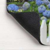 Hydrangeas und Picket Fence - Martha's Vineyard Mousepad (Ecke)