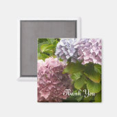 Hydrangeas Vielen Dank Magnet (Vorderseite/Rückseite)