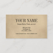 Hydrangeas Vintag botanisch Visitenkarte (Rückseite)