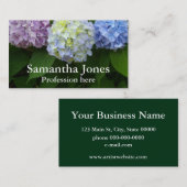 Hydrangeas Visitenkarte (Vorne/Hinten)