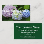 Hydrangeas Visitenkarte (Vorne/Hinten)