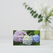 Hydrangeas Visitenkarte (Stehend Vorderseite)