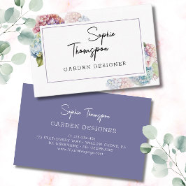 Hydrangeas Visitenkarte