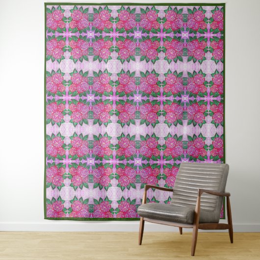 Hydrangeas Wandteppich (Beispiel)