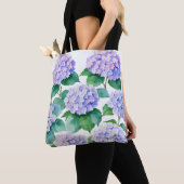 Hydrangeas Wasserfarbe Kunst Tasche (Von Nahem)