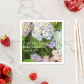 Hydrangeas Wedding Brautparty Napkins Serviette (Beispiel)