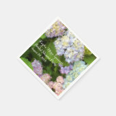 Hydrangeas Wedding Brautparty Napkins Serviette (Ecke)