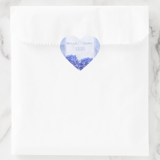 Hydrangeas Wedding Stickers (Tasche)