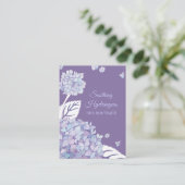 Hydrangeas-Wellness-Center-Boutique Visitenkarte (Stehend Vorderseite)