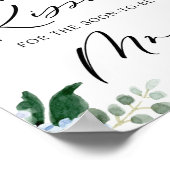 Hydrangeas Wie viele Kisses für die bald Frau zu s Poster (Ecke)