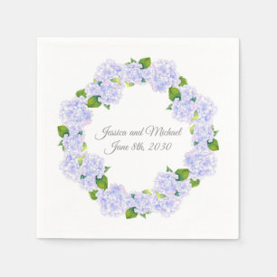 Hydrangeas Wreath Serviette