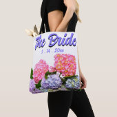 Hydrangeen-Strauß für die Braut Tasche (Von Nahem)