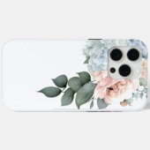 Hydrangeenstrauß auf Weiß Case-Mate iPhone Hülle (Rückseite (Horizontal))