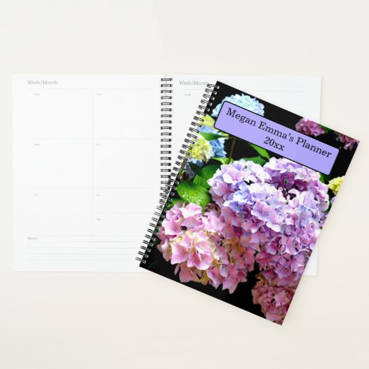 Hydrangegarten, rosa, blau, lila Blumenmutter Planer (Anzeige)