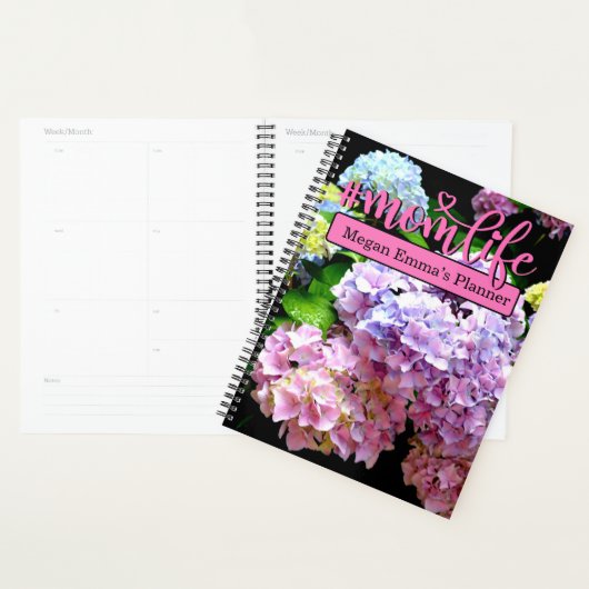 Hydrangegarten, rosa, blau, lila Blumenmutter Planer (Anzeige)