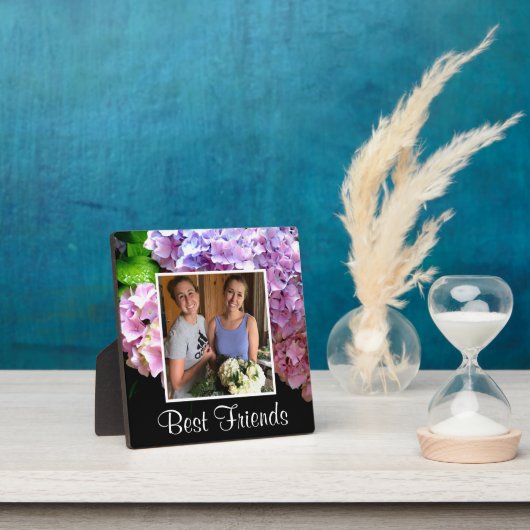 Hydrangegarten Rosa lila blaugrüne Blüte Fotoplatte (InSitu)