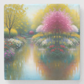 Hydranger Garden Stone Untersetzer (Vorderseite)