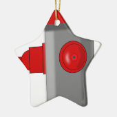 Hydrant Keramik Ornament (Links)