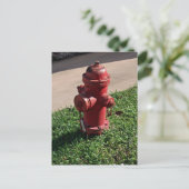 Hydranten Postkarte (Stehend Vorderseite)