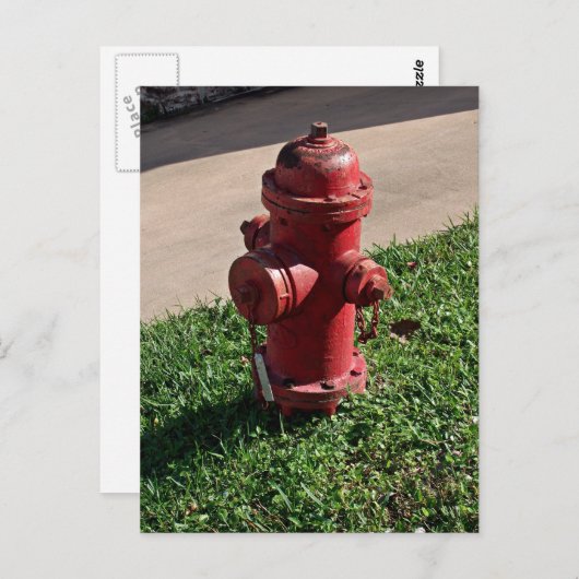 Hydranten Postkarte (Vorne/Hinten)