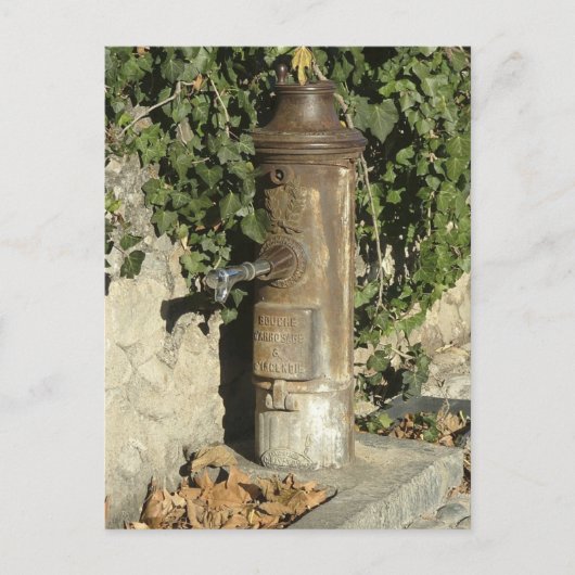 Hydranten Postkarte (Vorderseite)