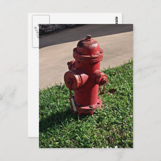 Hydranten Postkarte (Vorne/Hinten)