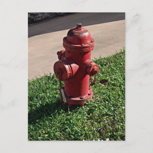 Hydranten Postkarte (Vorderseite)