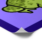 Hydrat- oder Diedratfrosch Poster (Ecke)