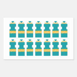 Hydrat Wasser Flasche Aufkleber