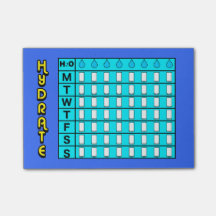 Hydratations-Diagramm-Post-Itanmerkungen