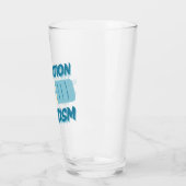 Hydratationsgefechte Faschismus Pint Glass Glas (Links)