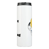 Hydratationsmotivation: Stündliche Wasserflasche Thermosbecher (Rückseite)
