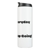 Hydratationsmotivation: Stündliche Wasserflasche Thermosbecher (Nach rechts gedreht)