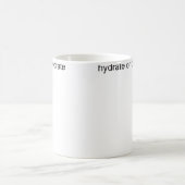 Hydrate oder verdurste kaffeetasse (Mittel)