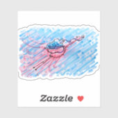 Hydrated Flamingo Aufkleber (Blatt)