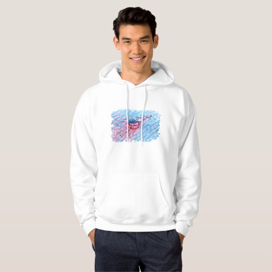 Hydrated Flamingo Hoodie (Vorne ganz)
