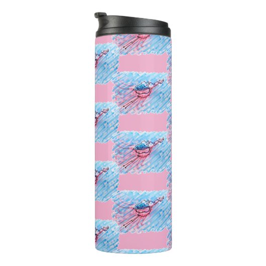 Hydrated Flamingo Thermosbecher (Nach rechts gedreht)