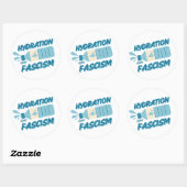 Hydration-Fashion-Sticker Runder Aufkleber (Blatt)