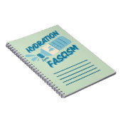 Hydration Fights Faschismus-Notebook Notizblock (Rechte Seite)
