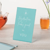 Hydration steht dir gut sockelschild (In SItu)