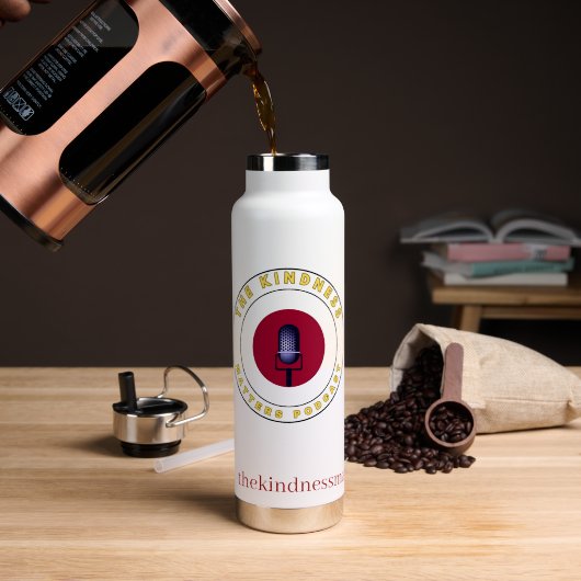 Hydration und Freundlichkeit Trinkflasche (Kaffee (gedreht))