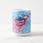 Hydratisierter Flamingo Kaffeetasse (Mittel)