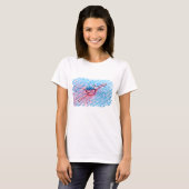 Hydratisierter Flamingo T-Shirt (Vorne ganz)